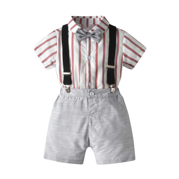 Drengeskjorte og shorts B1345 3
