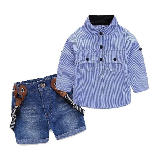 Drengeskjorte og shorts L1697 6