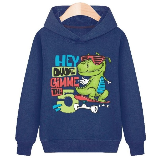 Drengesweatshirt med dinosaur 5 D