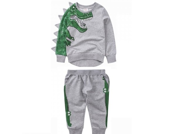 Drengesweatshirt og joggingbukser L1732 6