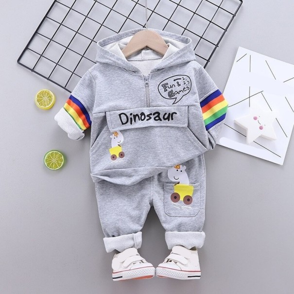 Dres chłopięcy L1628 szary 3
