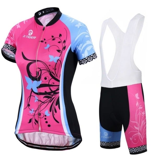 Dres de ciclismo para mujer con pantalones cortos 1