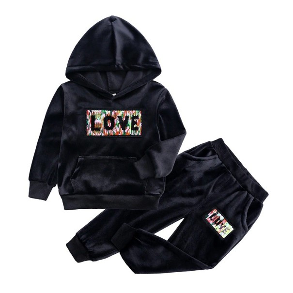 Dres dziecięcy L1124 czarny 5 B