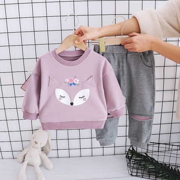 Dres dziewczęcy L1377 jasny fiolet 5