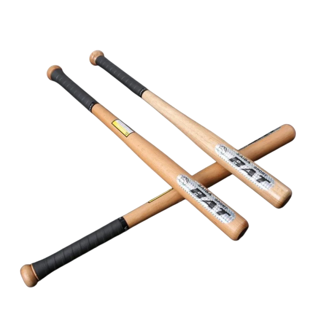 Dřevěná baseballová pálka 74 cm Masivní jasanové akátové tvrdé dřevo Rodinné sportovní vybavení Softball trénink a domácí sebeobrana 1