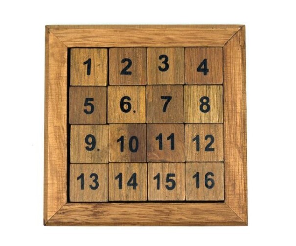 Dřevěná vzdělávací tabulka číslice 1