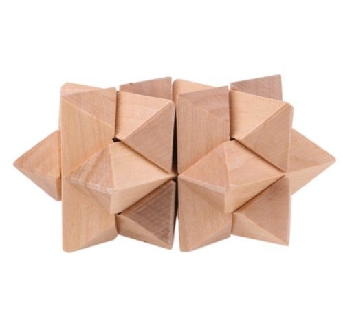 Dřevěné 3D vzdělávací puzzle - Hlavolamy 4