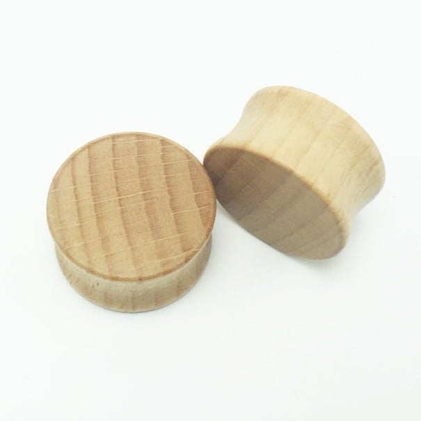 Dřevěné plugy J895 světle hnědá 12 mm