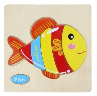 Drevené puzzle pre deti J629 13