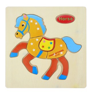 Dřevěné puzzle pro děti J629 2