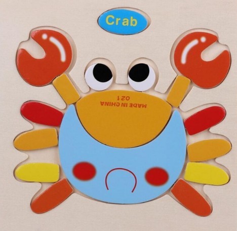 Dřevěné puzzle pro děti J630 14