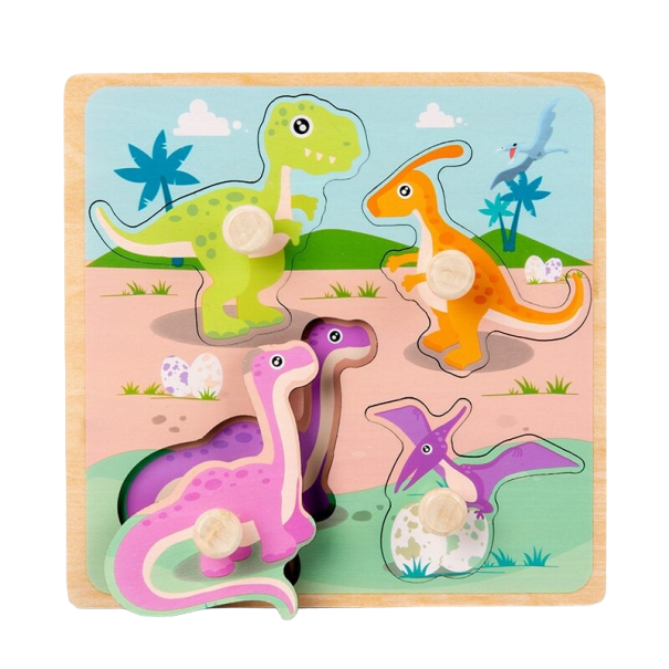 Dřevěné vkládací puzzle Z341 1
