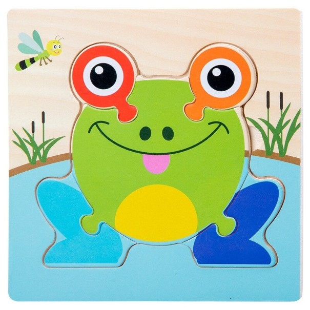 Dřevěné vkládací puzzle Z345 2
