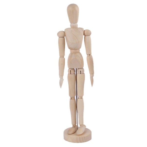 Drevený model ľudského tela M