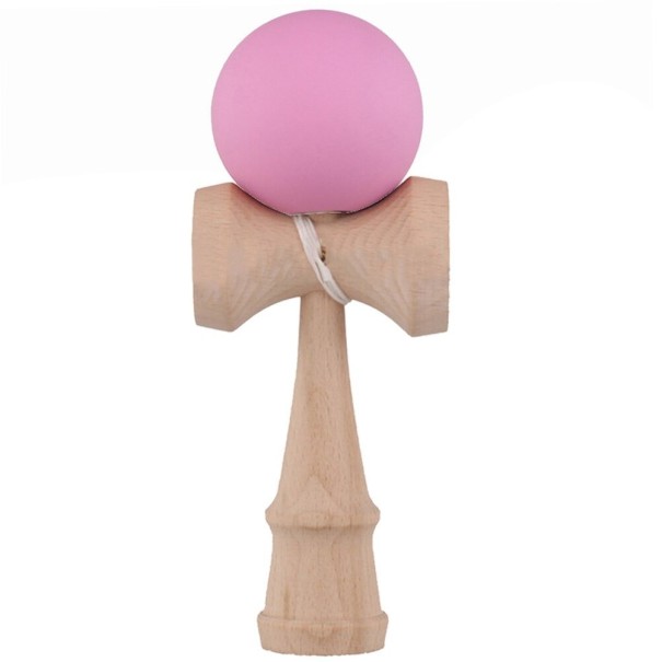 Drewniana kendama E430 różowy