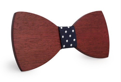 Drewniana muszka J632 4