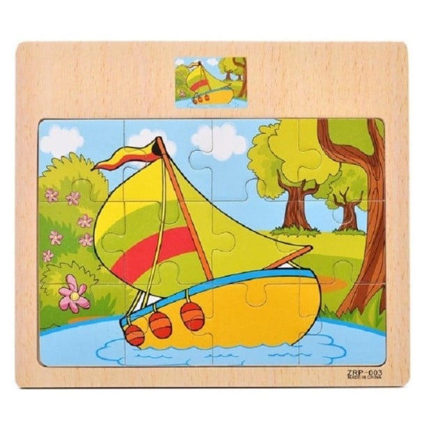 Drewniane puzzle A1394 3