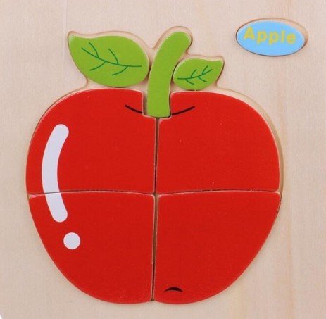Drewniane puzzle dla dzieci J630 10