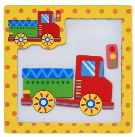 Drewniane puzzle edukacyjne dla dzieci J631 23