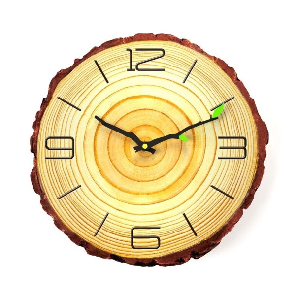 Drewniany zegar ścienny G1803 10
