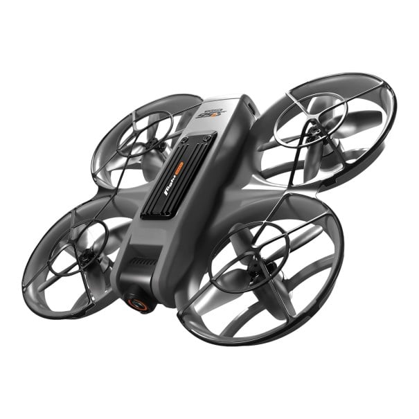 Drohne S156 mit dualer Kamera Foto 3840 x 2160 px Controller mit 12,5 cm Display Bürstenlose Motoren und optische Positionsbestimmung Für grau