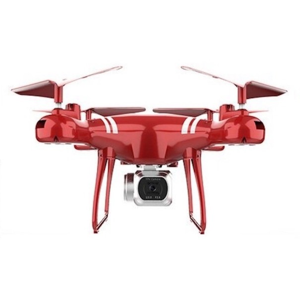 Dron con camera e accessori K2625 rosso