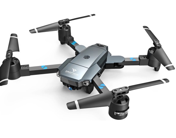 Dron con telecamera 1080p e accessori nero
