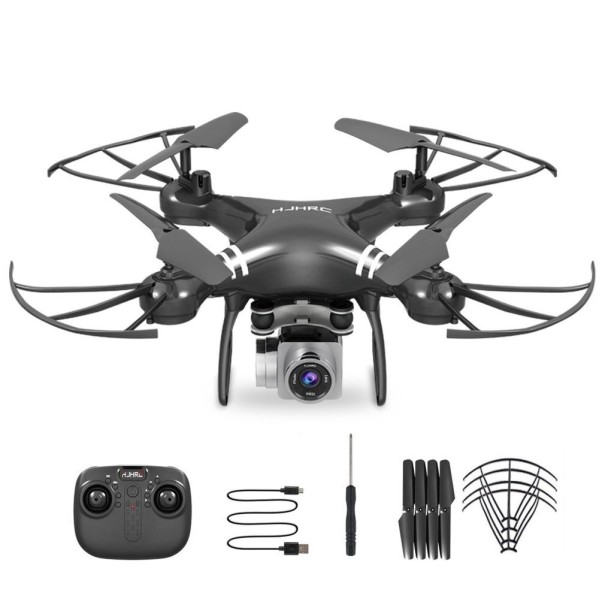 Dron con telecamera 720p e accessori nero