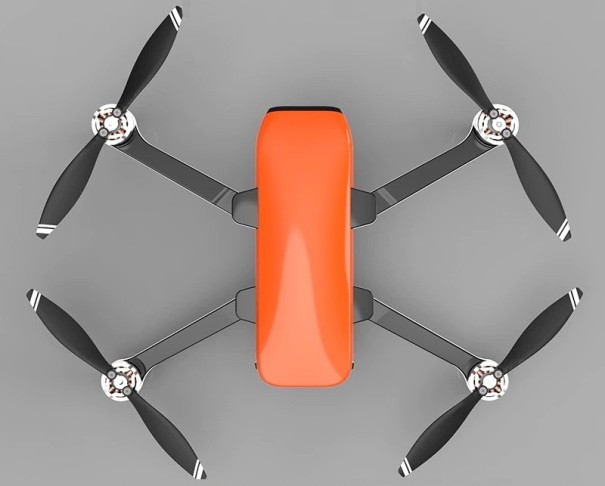 Dron s kamerou a príslušenstvom K2639 oranžová