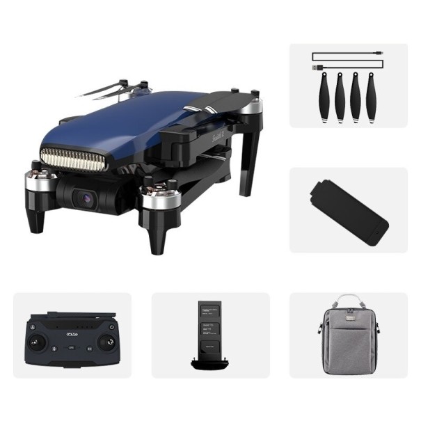 Drone met camera en accessoires K2639 donkerblauw