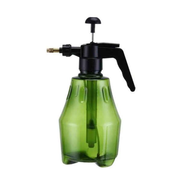 Drukspuit voor planten 1 liter Handsproeier voor de tuin met hendelbediening Verstelbare sproeikop Fijne nevel groen