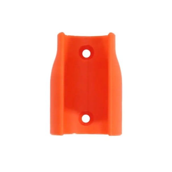 Držák rychlospojky na zahradní hadici 6 x 4,2 x 4,1 cm plastový nástěnný úchyt pro zavlažování a uložení konektoru oranžová