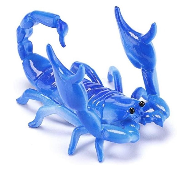 Držiak na ceruzku škorpión modrá