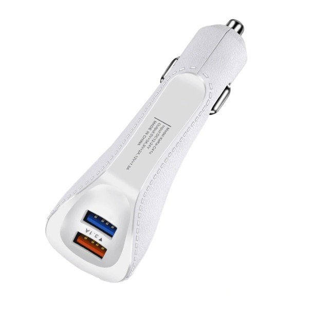 Dual-USB-Autoladegerät K854 weiß