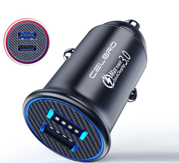 Dubbel USB billaddare K808