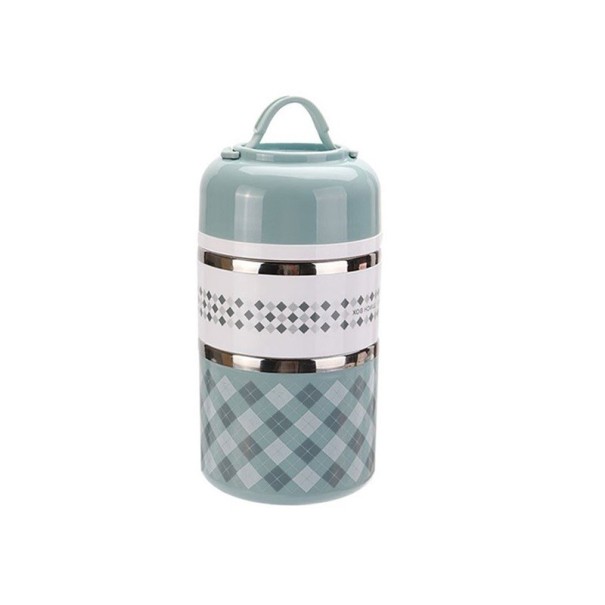 Dubbeldeks lunchbox C136 blauw 2