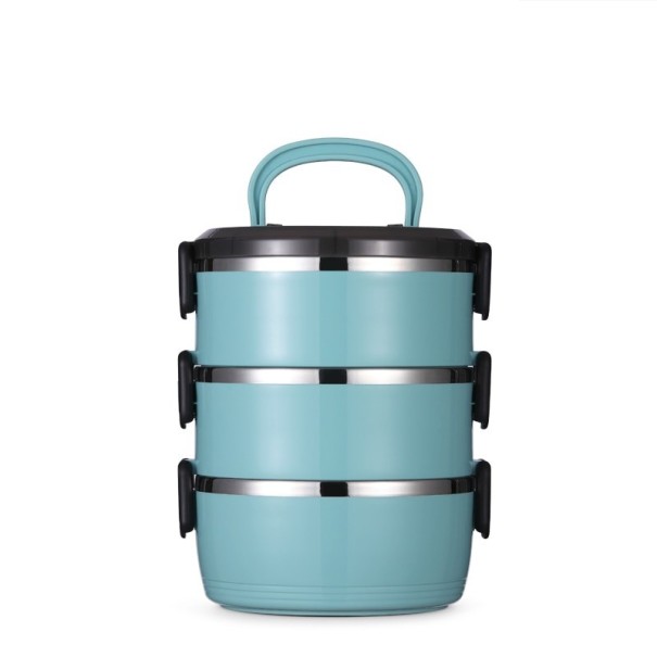 Dubbeldeks lunchbox C148 blauw M