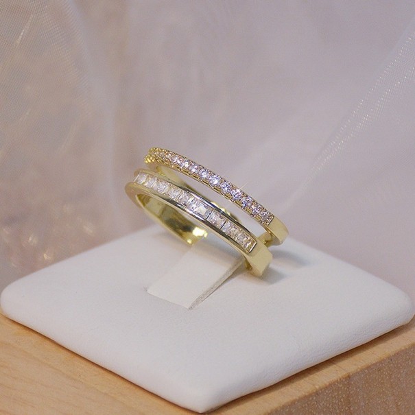 Dubbele ring voor dames 1