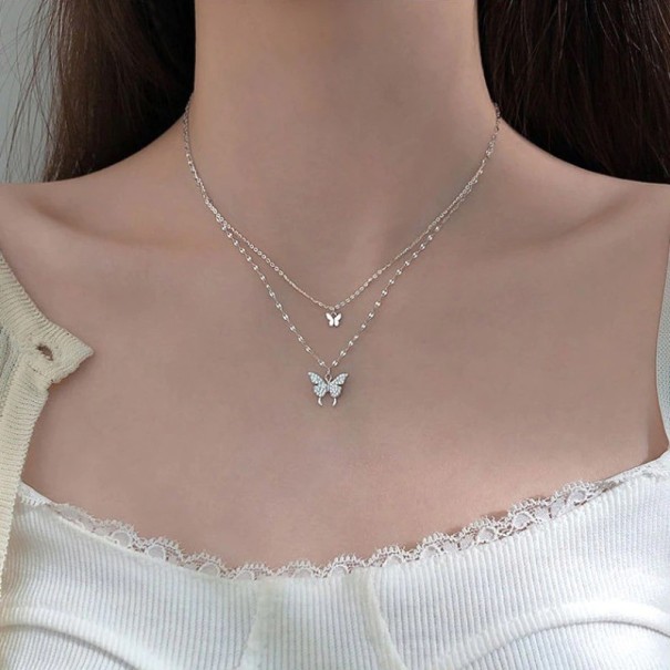 Dubbele vlinderketting voor dames D520