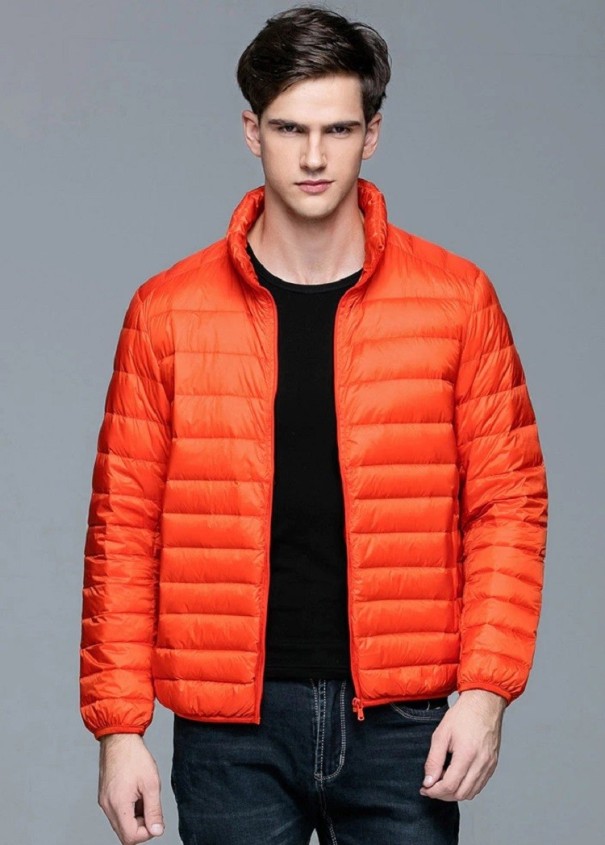 Dunjacka för män F1075 orange M