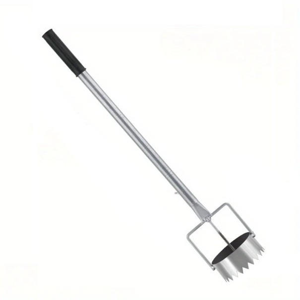 Durable Metal Film Punch for Greenhouses 44–75x9x11 cm Hand Gardening Tool for Punching Plastic Films for Maintenance and Cultivation 1