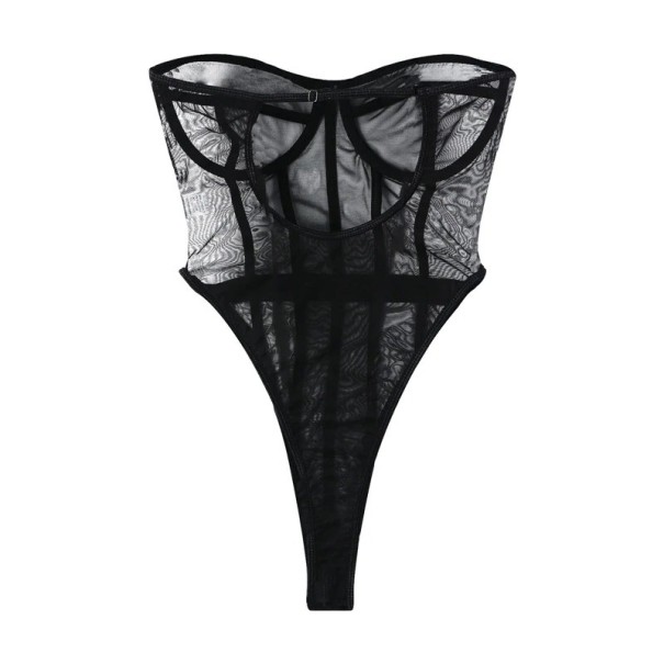 Durchscheinende Body für Damen B700 XS
