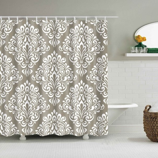 Duschvorhang mit Ornament C23 3XL 4