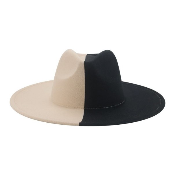 Dvoubarevný klobouk Z1844 krémová
