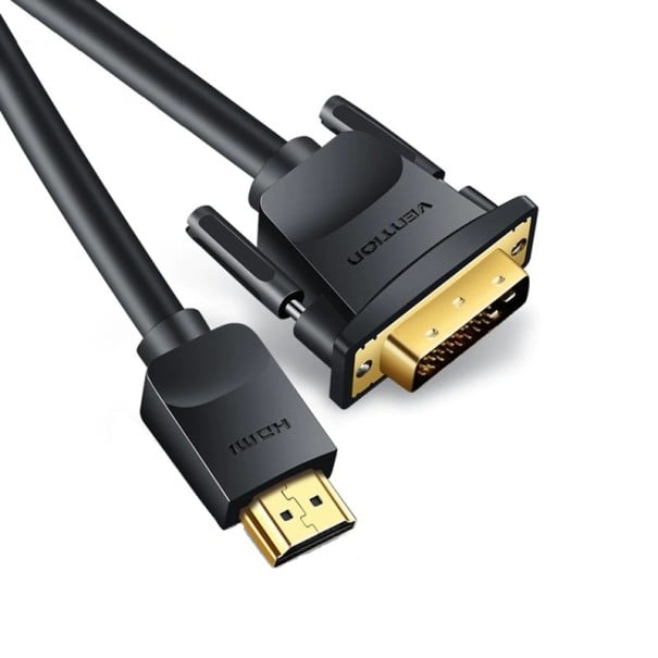 Dwukierunkowy kabel połączeniowy HDMI / DVI M / M 2 m