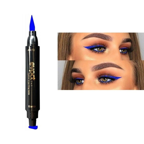 Dwustronny eyeliner niebieski