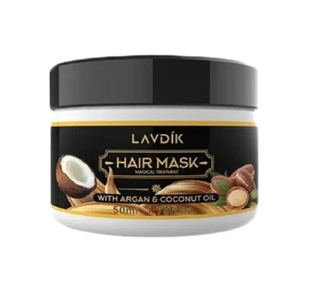 Dybt fugtgivende hårmaske Naturlig hårmaske med argan- og kokosolie Keratin hårmaske 50 g 1