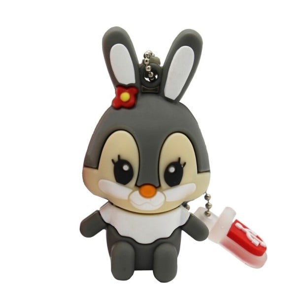 Dysk flash USB królik szary 32GB