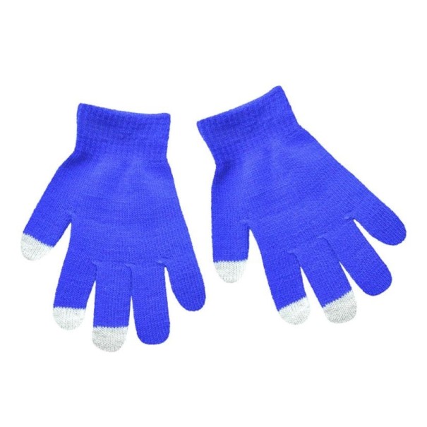 Dziecięce rękawiczki wiosenno-jesienne w wielu kolorach niebieski