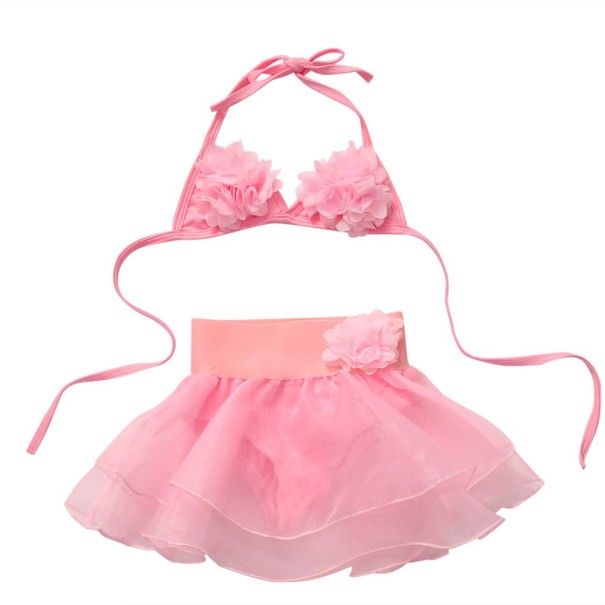 Dziewczęca spódnice Bikini - różowa 3